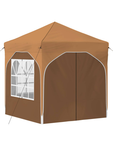 Tenda per feste a pop-up 192 x 192 x 245 cm Beige