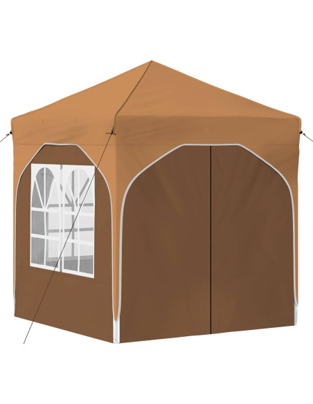 Tenda per feste a pop-up 192 x 192 x 245 cm Beige