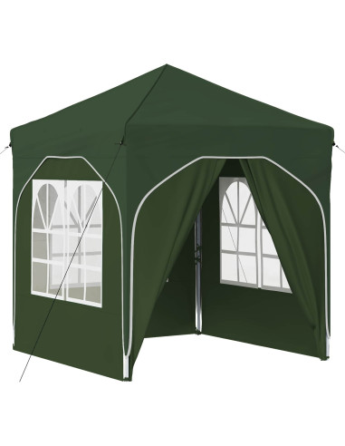 Tenda per feste a pop-up 192 x 192 x 245 cm Verde