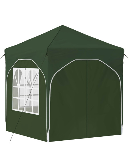 Tenda per feste a pop-up 192 x 192 x 245 cm Verde