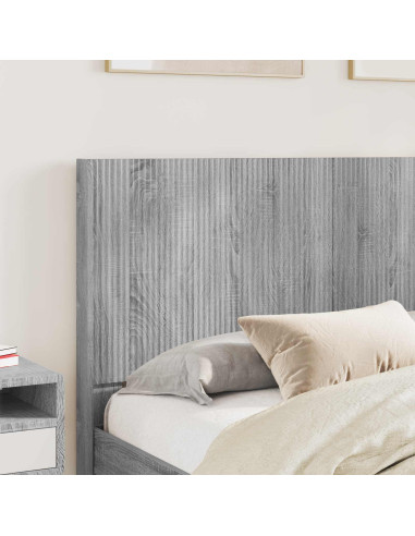 Struttura del letto con stoccaggio e testata Grigio Sonoma