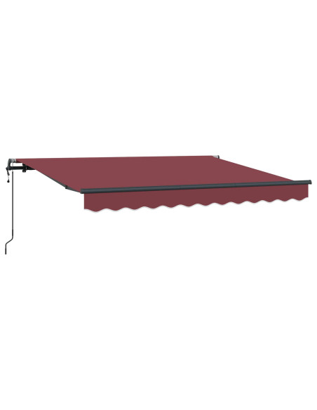 Tenda Retrattile Borgogna 250 x 200 cm Tessuto