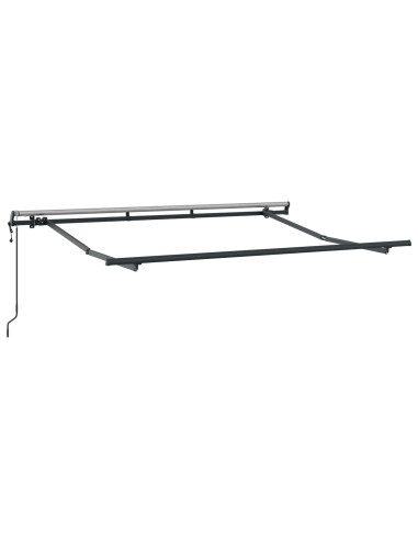 Tenda Retrattile Marrone 250 x 200 cm Tessuto