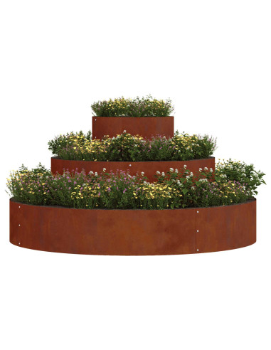Vaso da giardino Marrone 120 x 120 x 20 cm