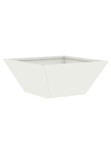 Vaso da giardino Bianco 35 x 35 x 15 cm