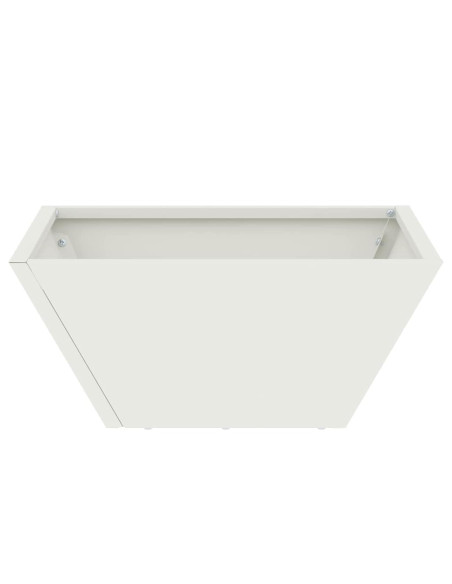 Vaso da giardino Bianco 35 x 35 x 15 cm
