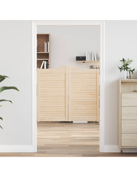 Porte Swing Naturale 90 x 50 cm Legno Massello di Pino
