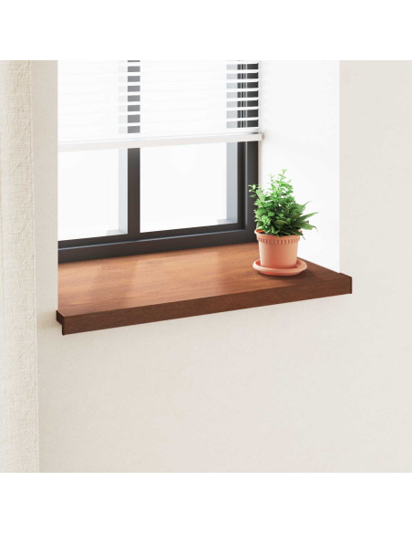 Soglia della Finestra Legno Marrone 100 x 50 x 4,5 cm PVC