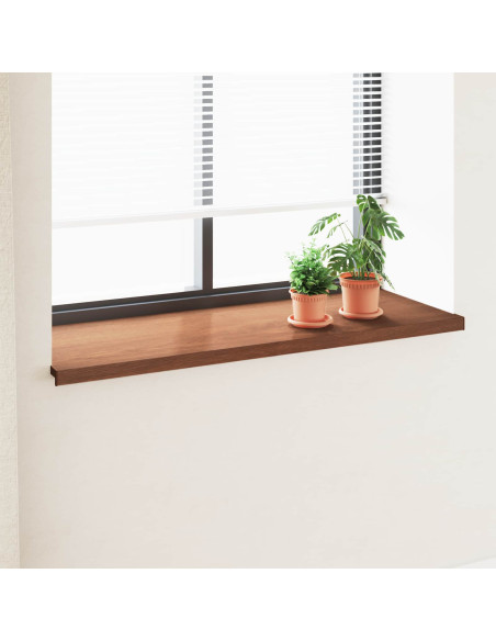 Soglia della Finestra Legno Marrone 120 x 50 x 4,5 cm PVC