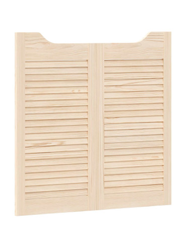 Porte Swing Naturale 80 x 40 cm Legno Massello di Pino