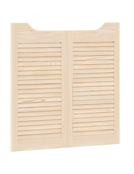 Porte Swing Naturale 80 x 40 cm Legno Massello di Pino