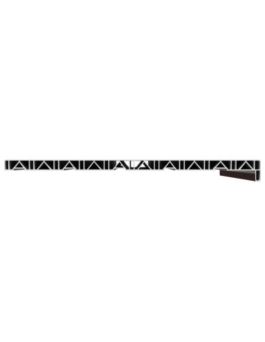Soglia della Finestra Legno Marrone 100 x 50 x 4,5 cm PVC