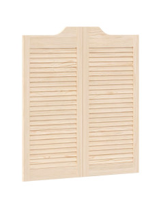 Porte Swing Naturale 90 x 40 cm Legno Massello di Pino 2