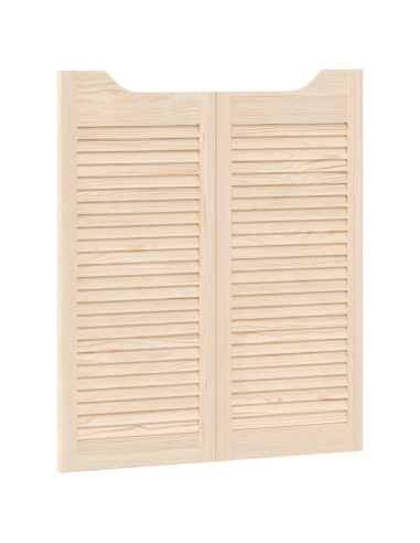 Porte Swing Naturale 90 x 40 cm Legno Massello di Pino