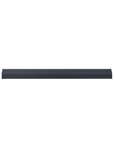 Soglia della Finestra Antracite con Venature del Legno PVC