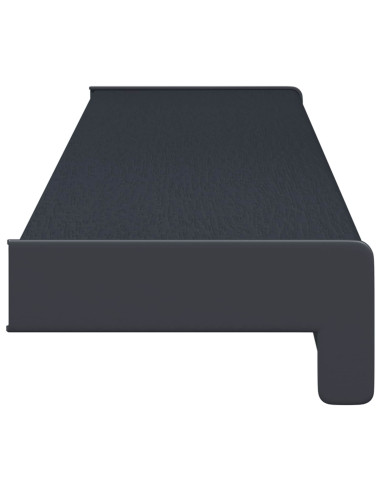 Soglia della Finestra Antracite con Venature del Legno PVC