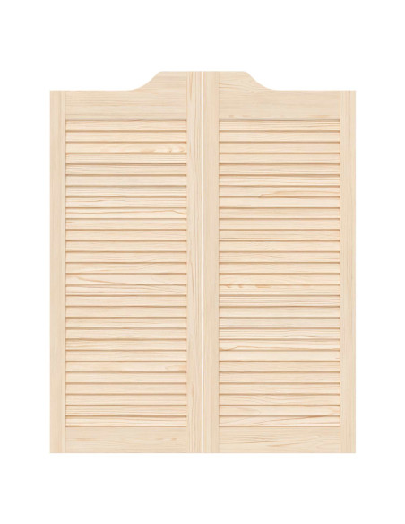 Porte Swing Naturale 100 x 40 cm Legno Massello di Pino