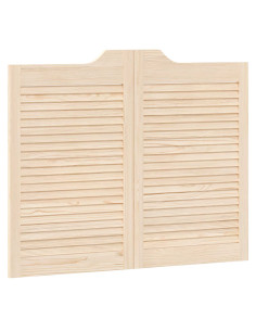 Porte Swing Naturale 80 x 50 cm Legno Massello di Pino 2