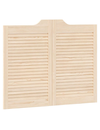 Porte Swing Naturale 80 x 50 cm Legno Massello di Pino