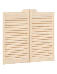 Porte Swing Naturale 90 x 50 cm Legno Massello di Pino 2