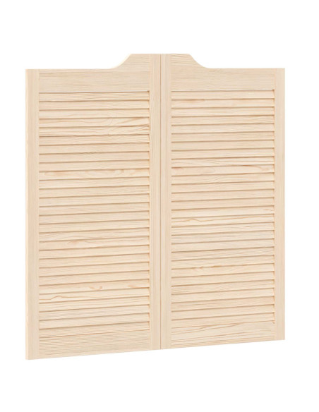 Porte Swing Naturale 100 x 50 cm Legno Massello di Pino