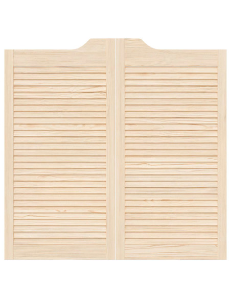 Porte Swing Naturale 100 x 50 cm Legno Massello di Pino