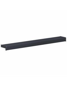 Soglia della Finestra Antracite con Venature del Legno PVC 2