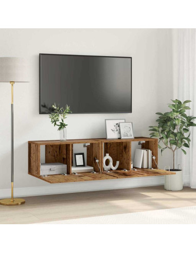 Set mobile TV 2 pcs Multicolore 60 x 30 x 30 cm