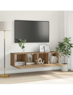 Set mobile TV 2 pcs Marrone 60 x 30 x 30 cm Legno multistrato