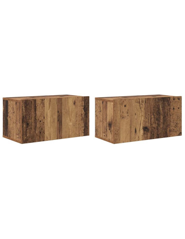 Set mobile TV 2 pcs Multicolore 60 x 30 x 30 cm