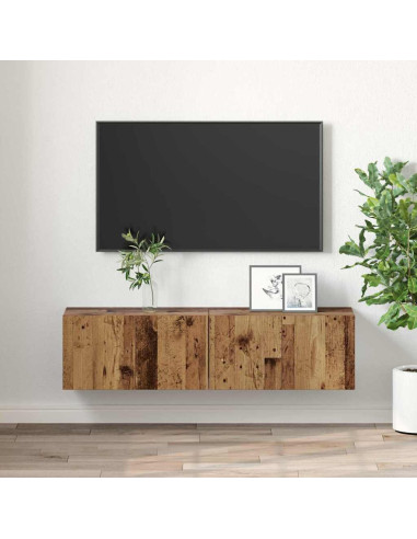 Set mobile TV 2 pcs Multicolore 60 x 30 x 30 cm