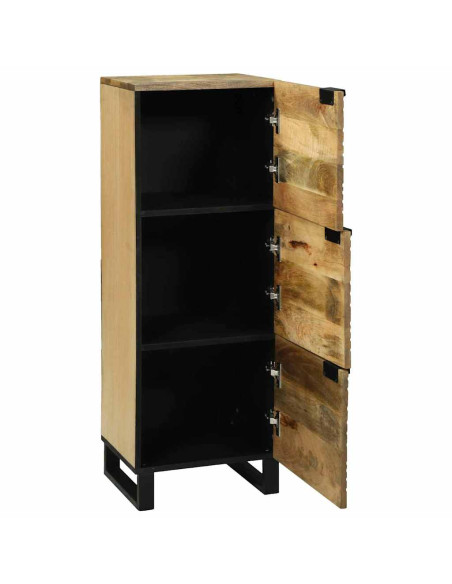 Credenza Marrone 40 x 33 x 110 cm legno massello di mango