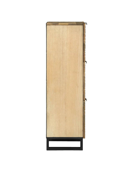 Credenza Marrone 40 x 33 x 110 cm legno massello di mango