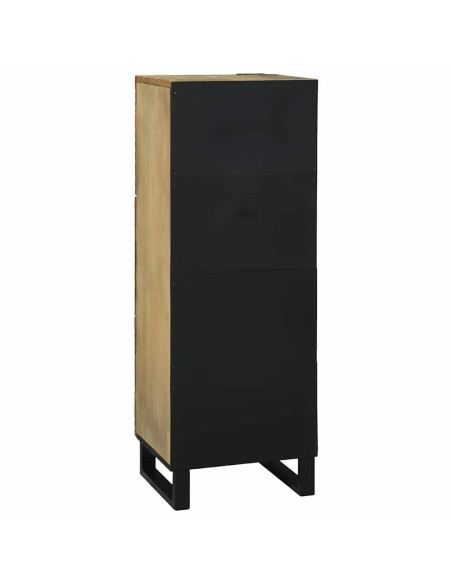 Credenza Marrone 40 x 33 x 110 cm legno massello di mango