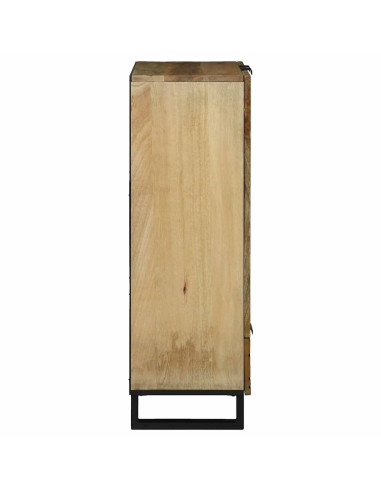 Highboard Marrone 60 x 33 x 100 cm legno massello di mango