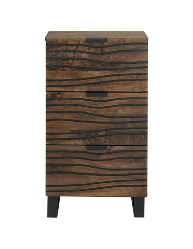 Credenza Marrone 40 x 33 x 75 cm legno massello di mango