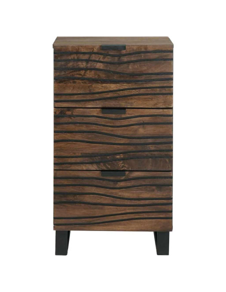 Credenza Marrone 40 x 33 x 75 cm legno massello di mango