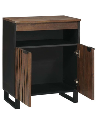 Credenza Marrone 60 x 33 x 75 cm legno massello di mango