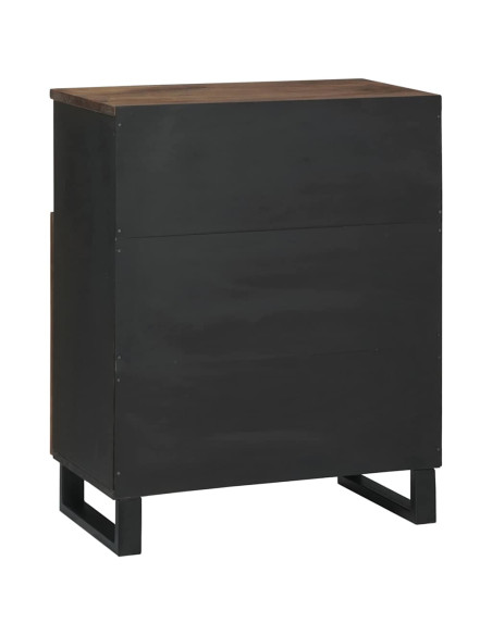 Credenza Marrone 60 x 33 x 75 cm legno massello di mango