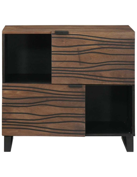 Credenza Marrone 80 x 33 x 75 cm legno massello di mango