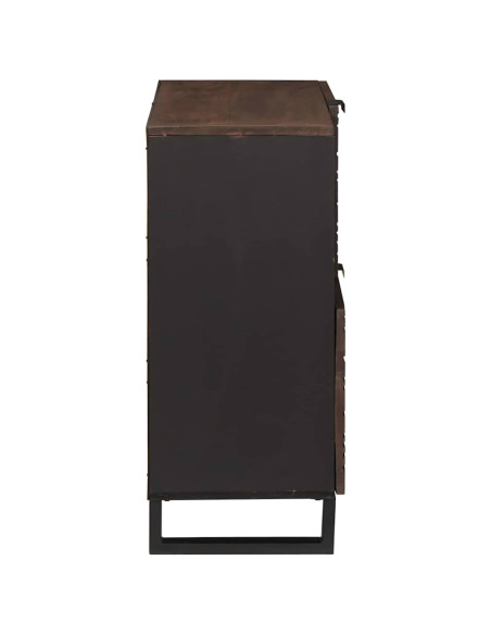 Credenza Marrone 80 x 33 x 75 cm legno massello di mango