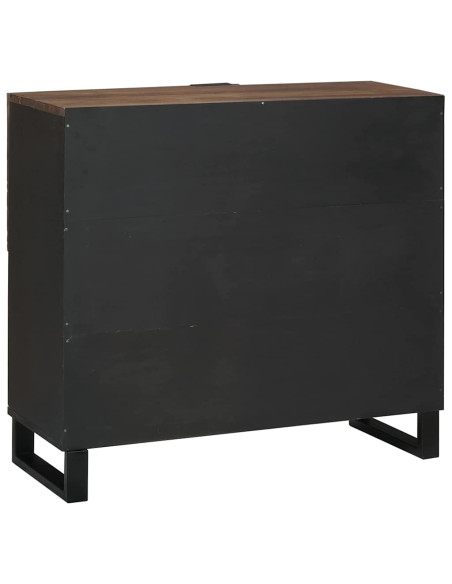 Credenza Marrone 80 x 33 x 75 cm legno massello di mango