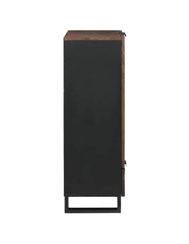 Highboard Marrone 60 x 33 x 100 cm legno massello di mango