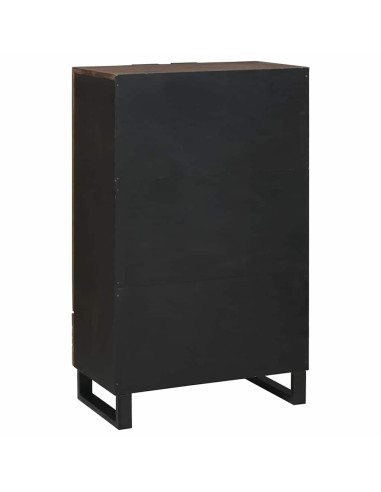 Highboard Marrone 60 x 33 x 100 cm legno massello di mango