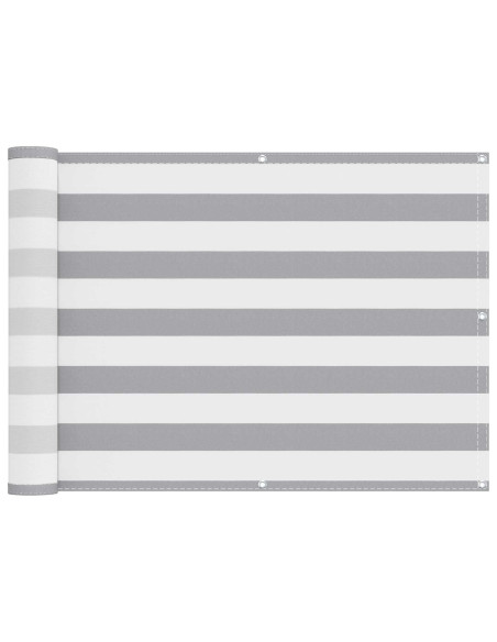 Schermo da balcone 75 x 300 cm Oxford alu rivestito in PU