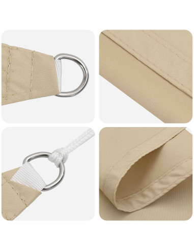 Vela da ombra solare 6 x 2 m Oxford rivestito in PU