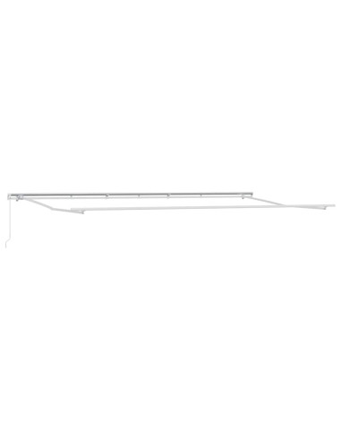 Tenda Retrattile Verde e Bianco 600 × 300 cm
