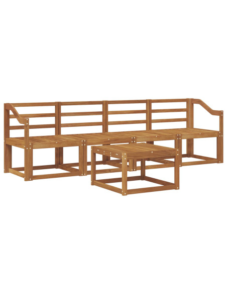 Set di divani da esterno 5 pcs Naturale
