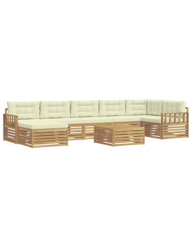Set di divani da esterno con cuscino 8 pcs