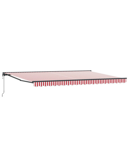 Struttura della tenda Rosso e Bianco 500 × 300 cm